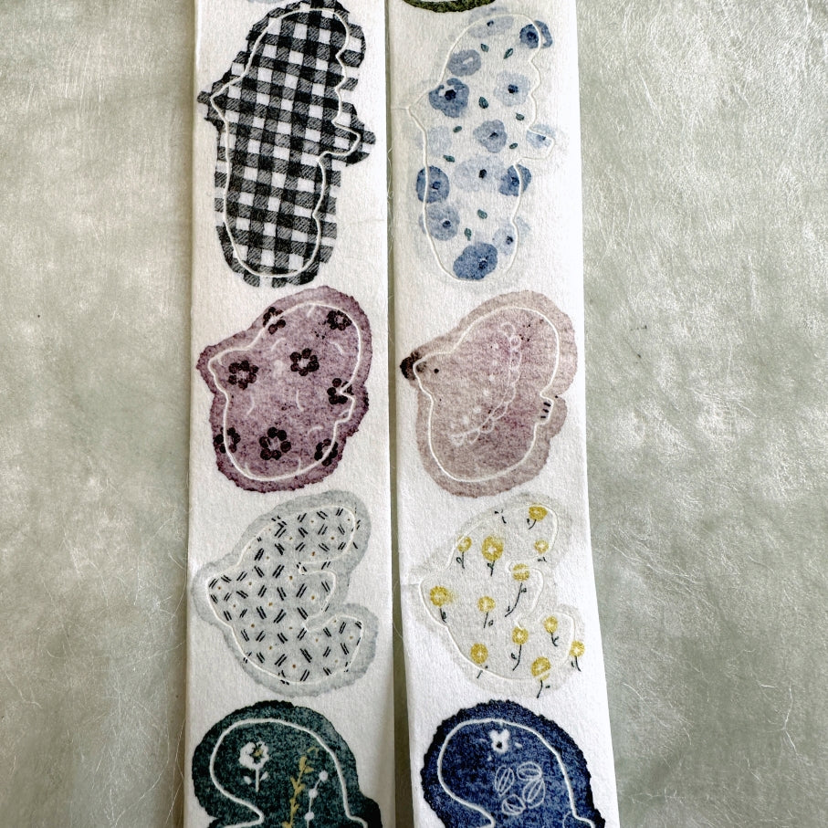 Pion - Fly kiss-cut washi tape SAMPLES