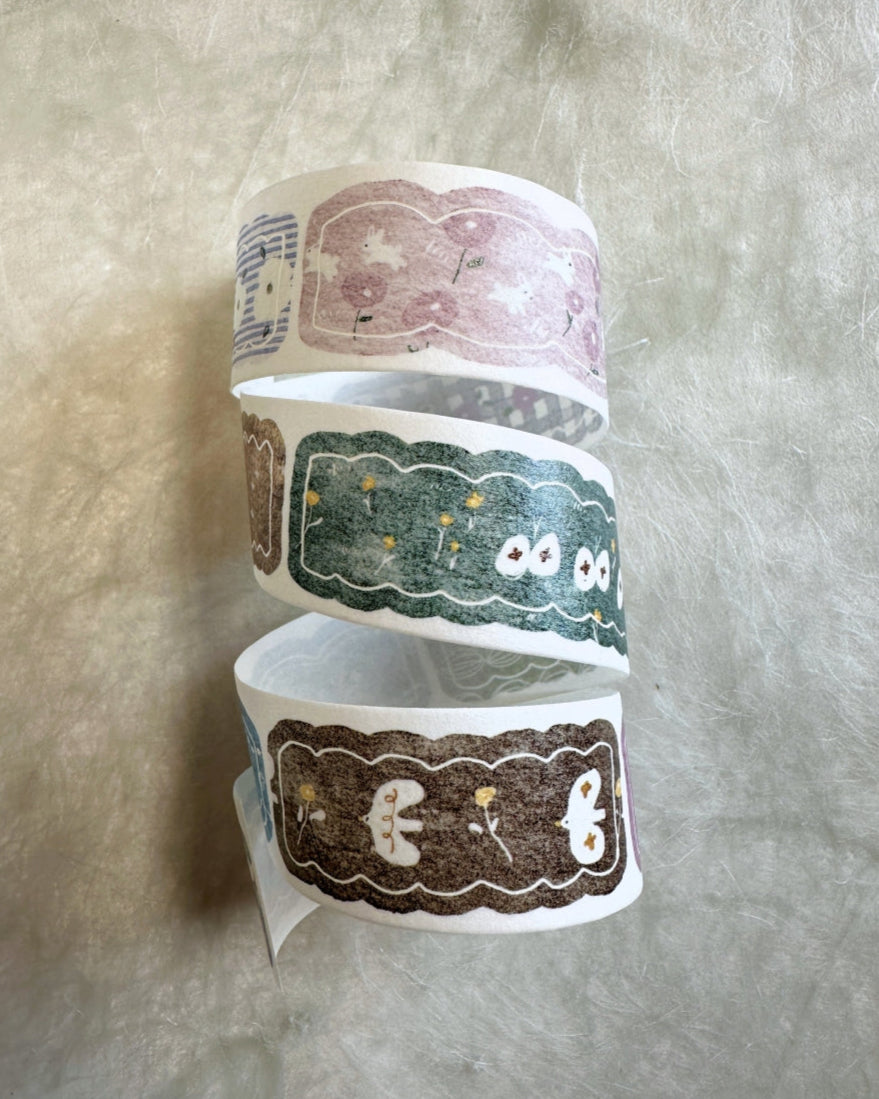 Pion - Ribbon kiss-cut washi tape SAMPLES