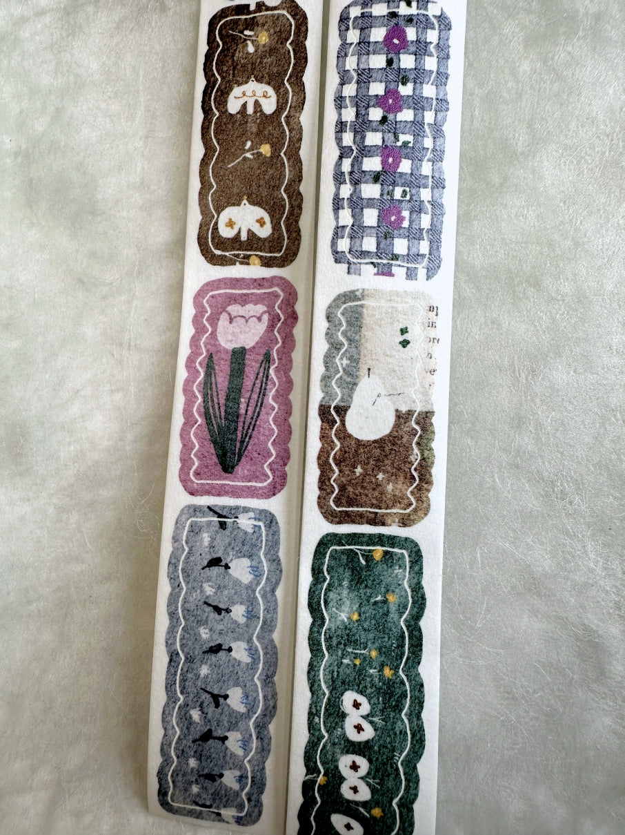 Pion - Ribbon kiss-cut washi tape SAMPLES