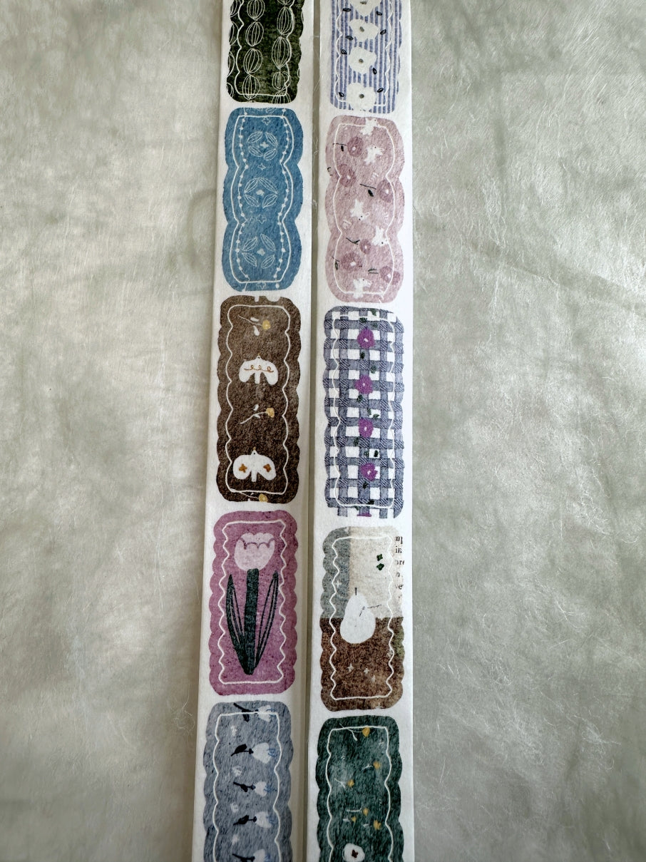 Pion - Ribbon kiss-cut washi tape SAMPLES