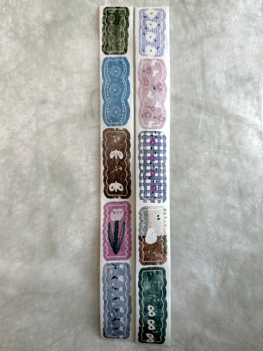 Pion - Ribbon kiss-cut washi tape SAMPLES