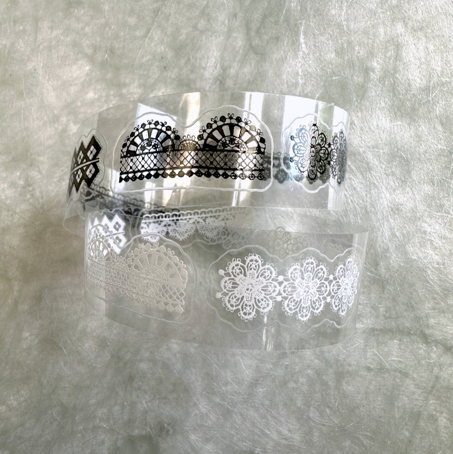 Pion - Lace kiss-cut PET tape SAMPLES