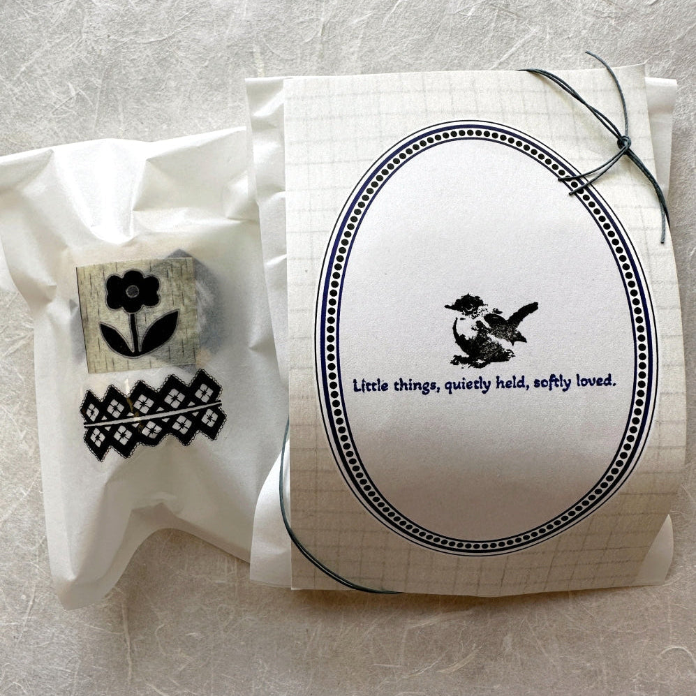 Blue Semicircle - The Faun's Guess washi tape SAMPLES
