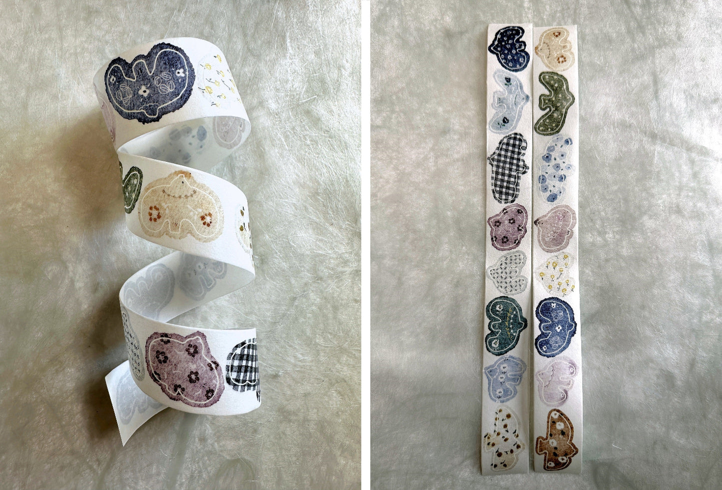 Pion - Fly kiss-cut washi tape SAMPLES