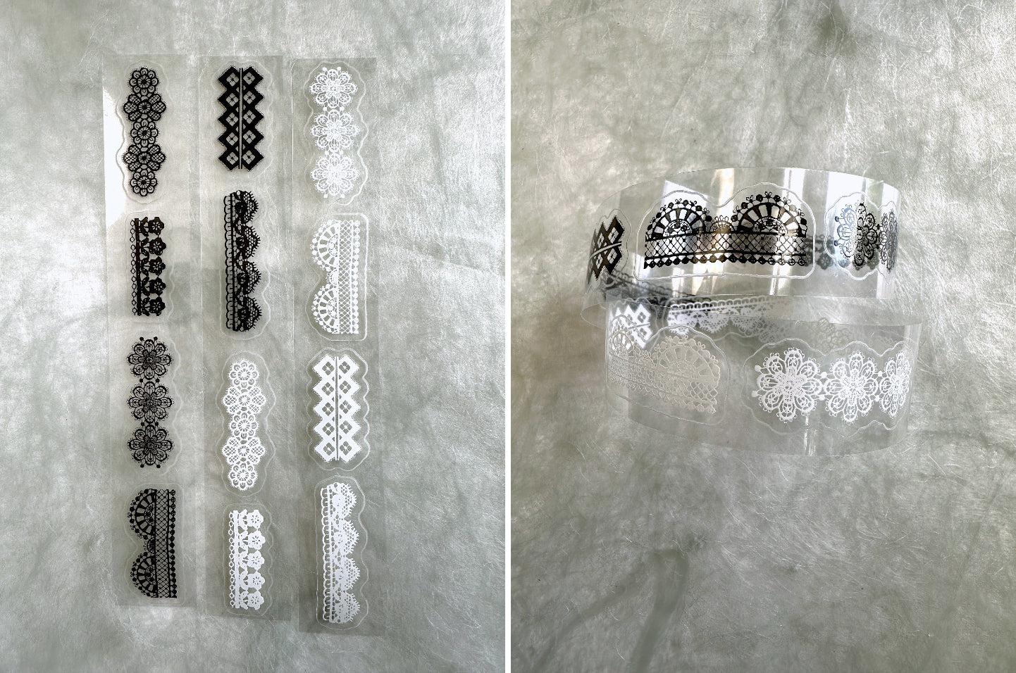 Pion - Lace kiss-cut PET tape SAMPLES