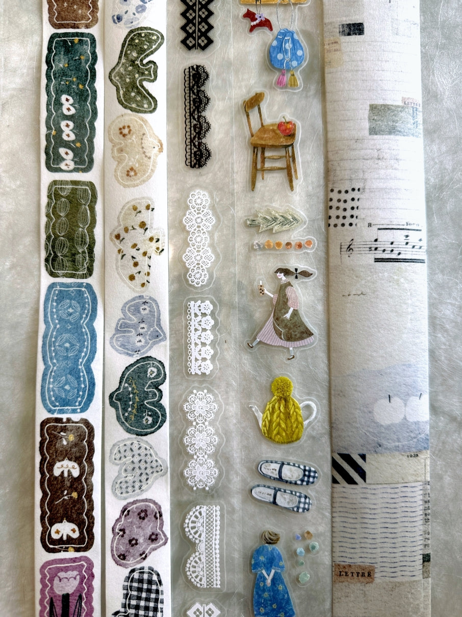 Pion - Lace kiss-cut PET tape SAMPLES