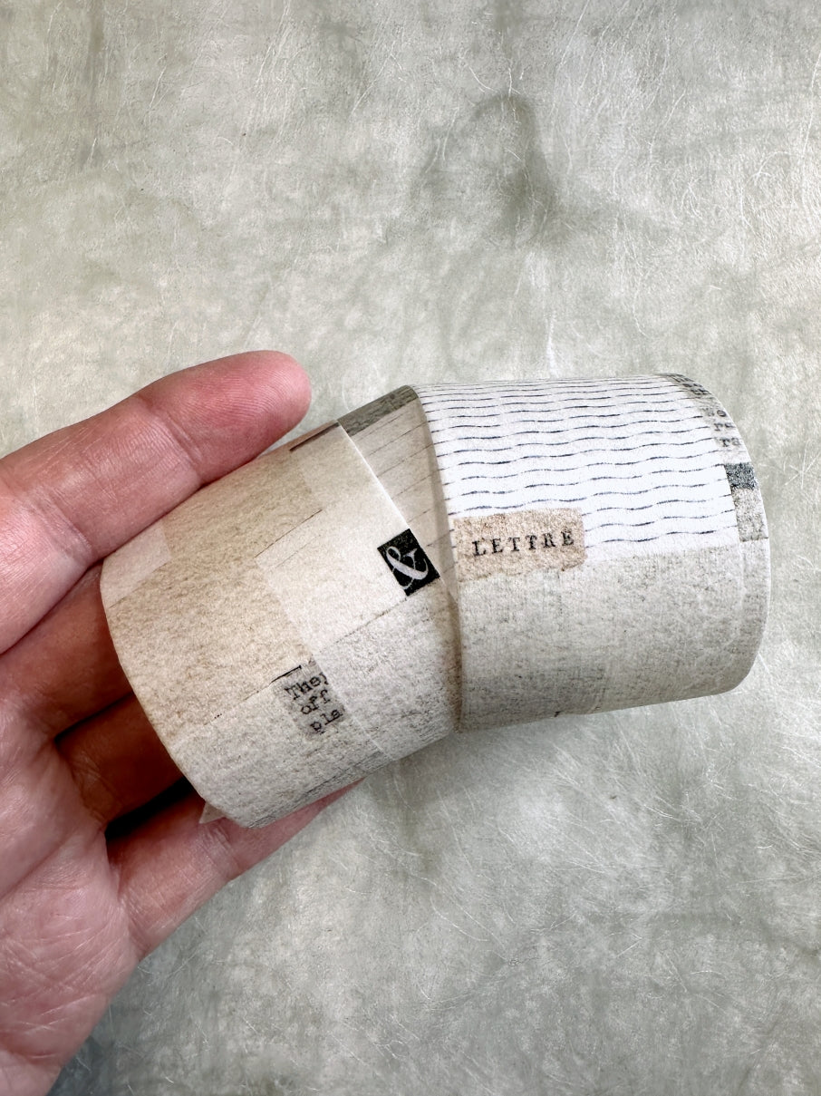 Pion - Letter washi tape SAMPLES