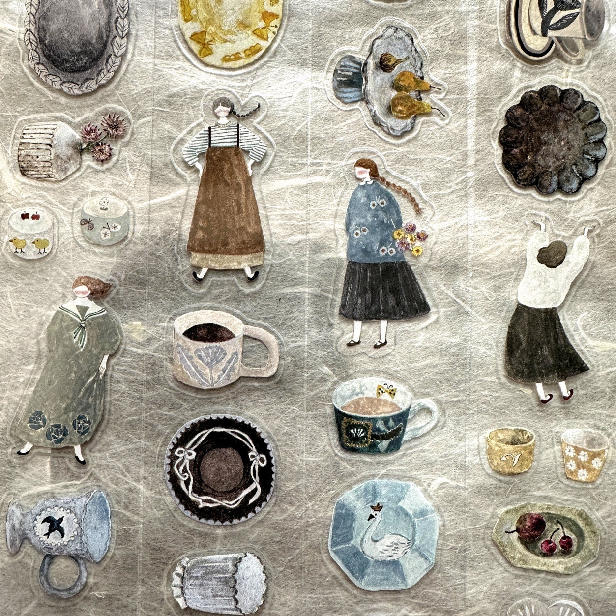 Pion - Pottery kiss-cut PET tape SAMPLES