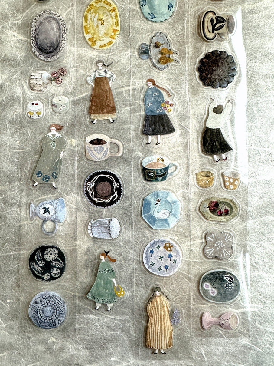 Pion - Pottery kiss-cut PET tape SAMPLES