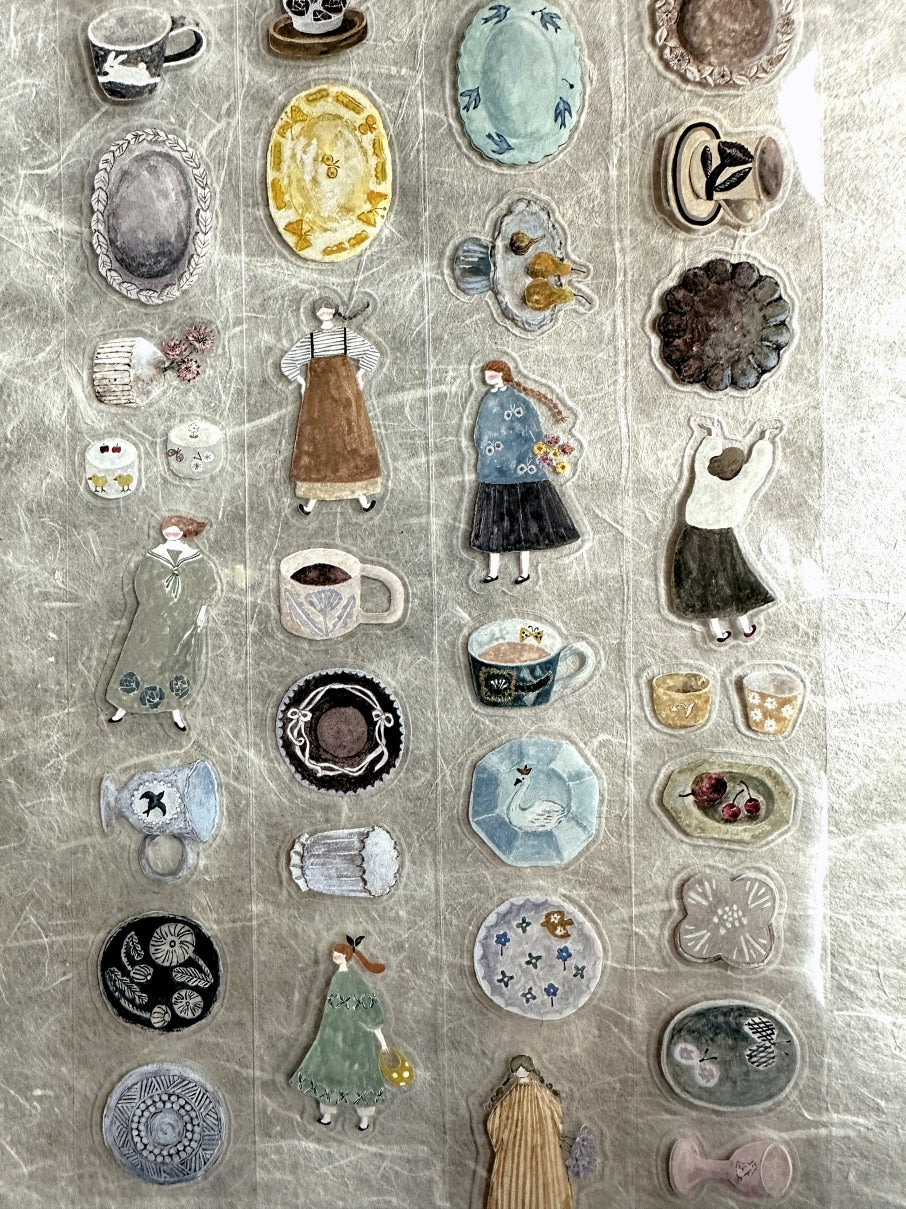 Pion - Pottery kiss-cut PET tape SAMPLES