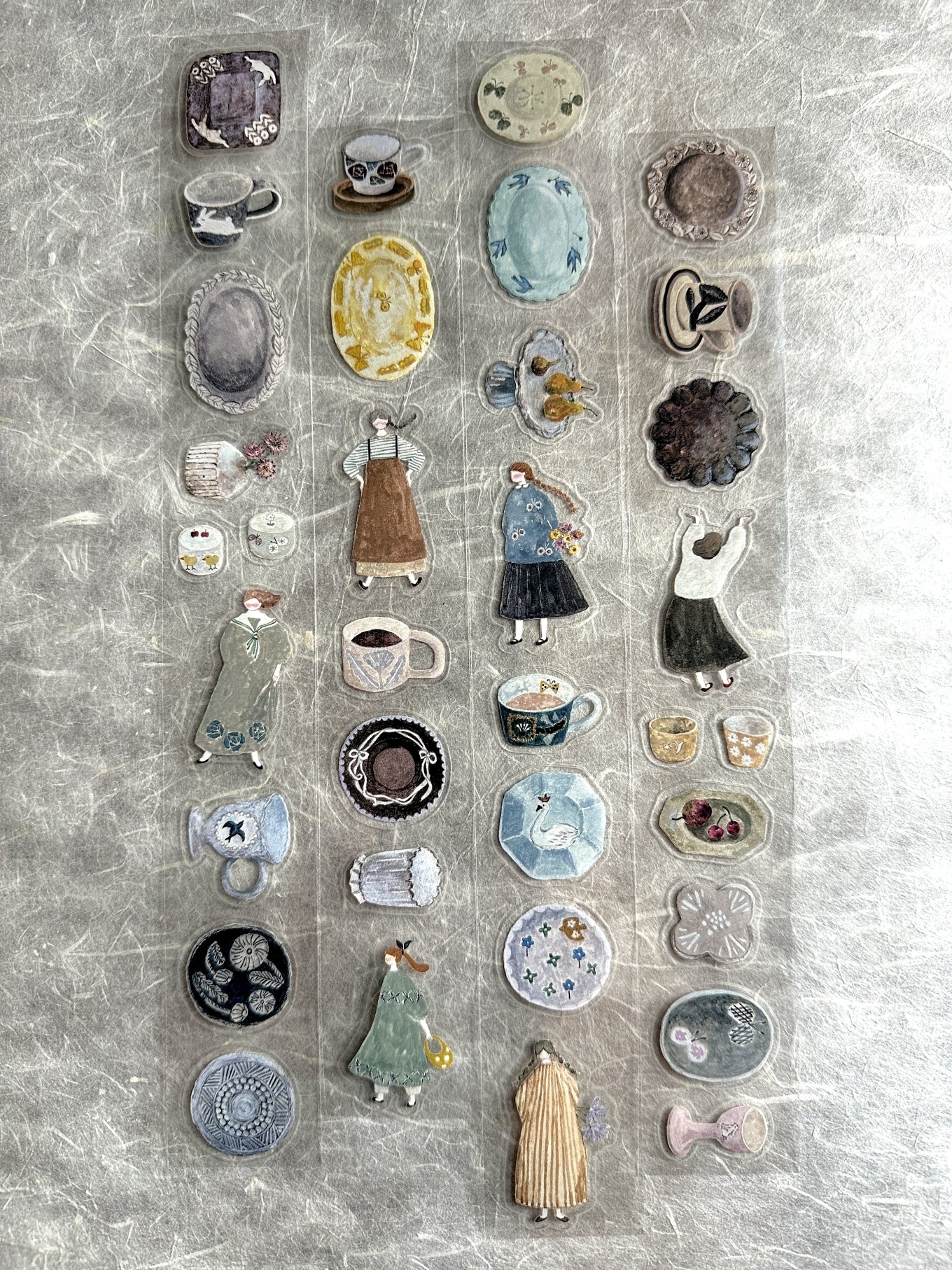 Pion - Pottery kiss-cut PET tape SAMPLES