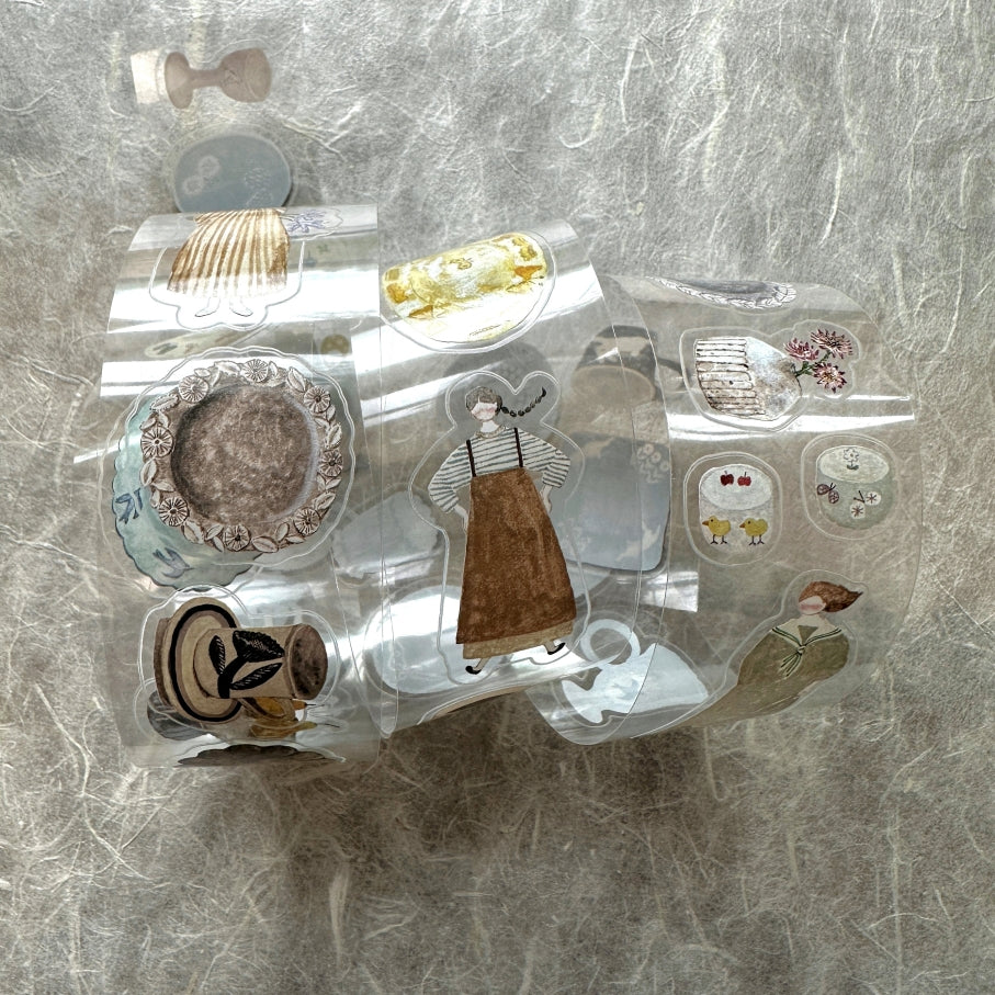 Pion - Pottery kiss-cut PET tape SAMPLES