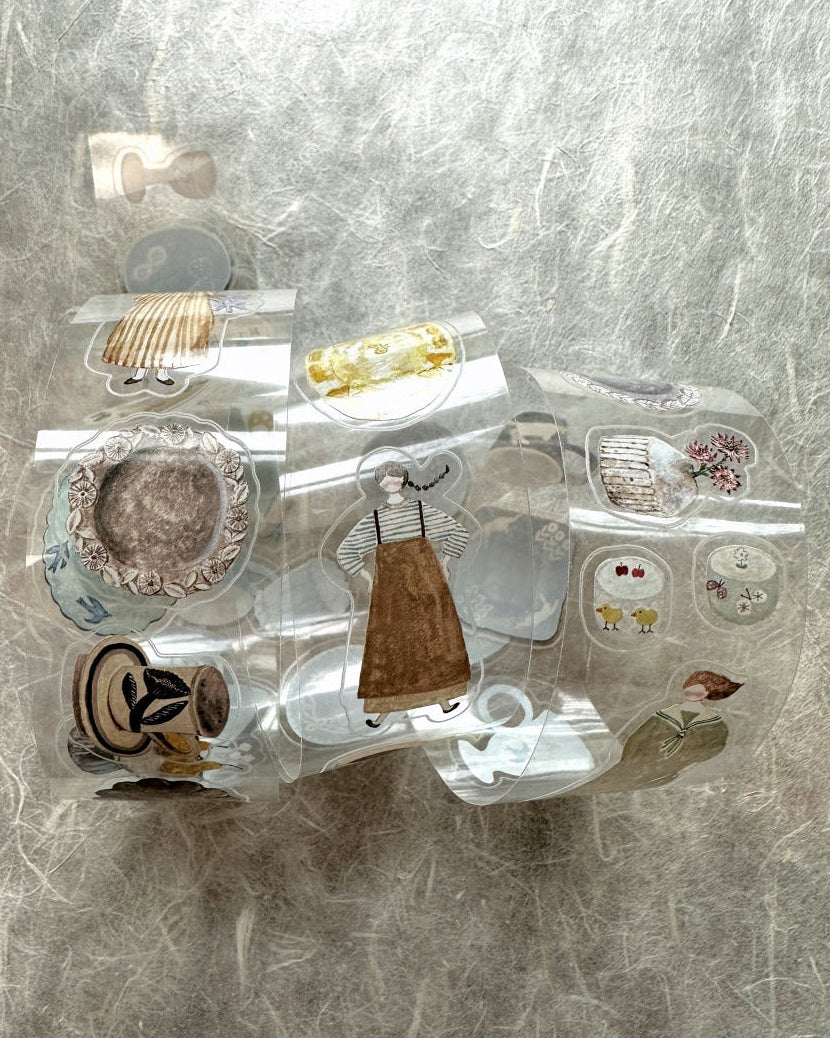 Pion - Pottery kiss-cut PET tape SAMPLES