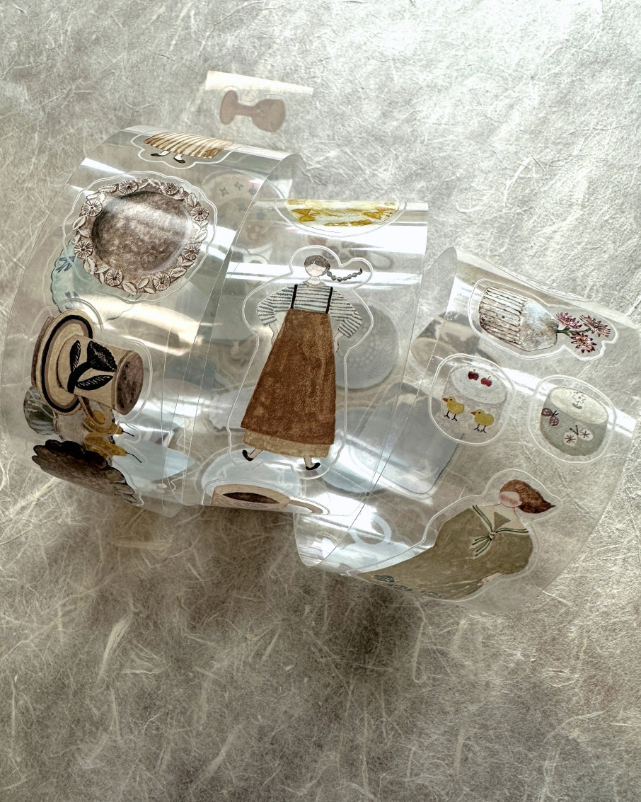 Pion - Pottery kiss-cut PET tape SAMPLES