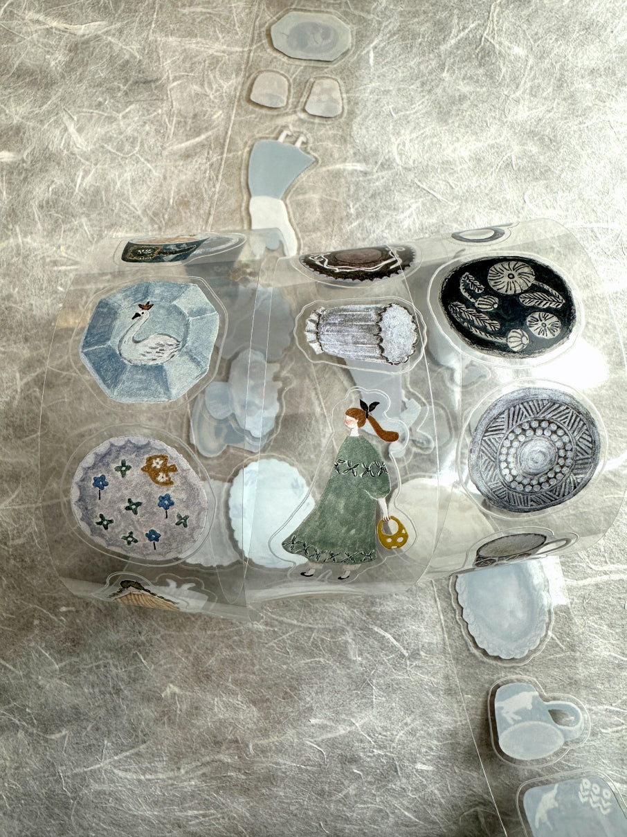 Pion - Pottery kiss-cut PET tape SAMPLES