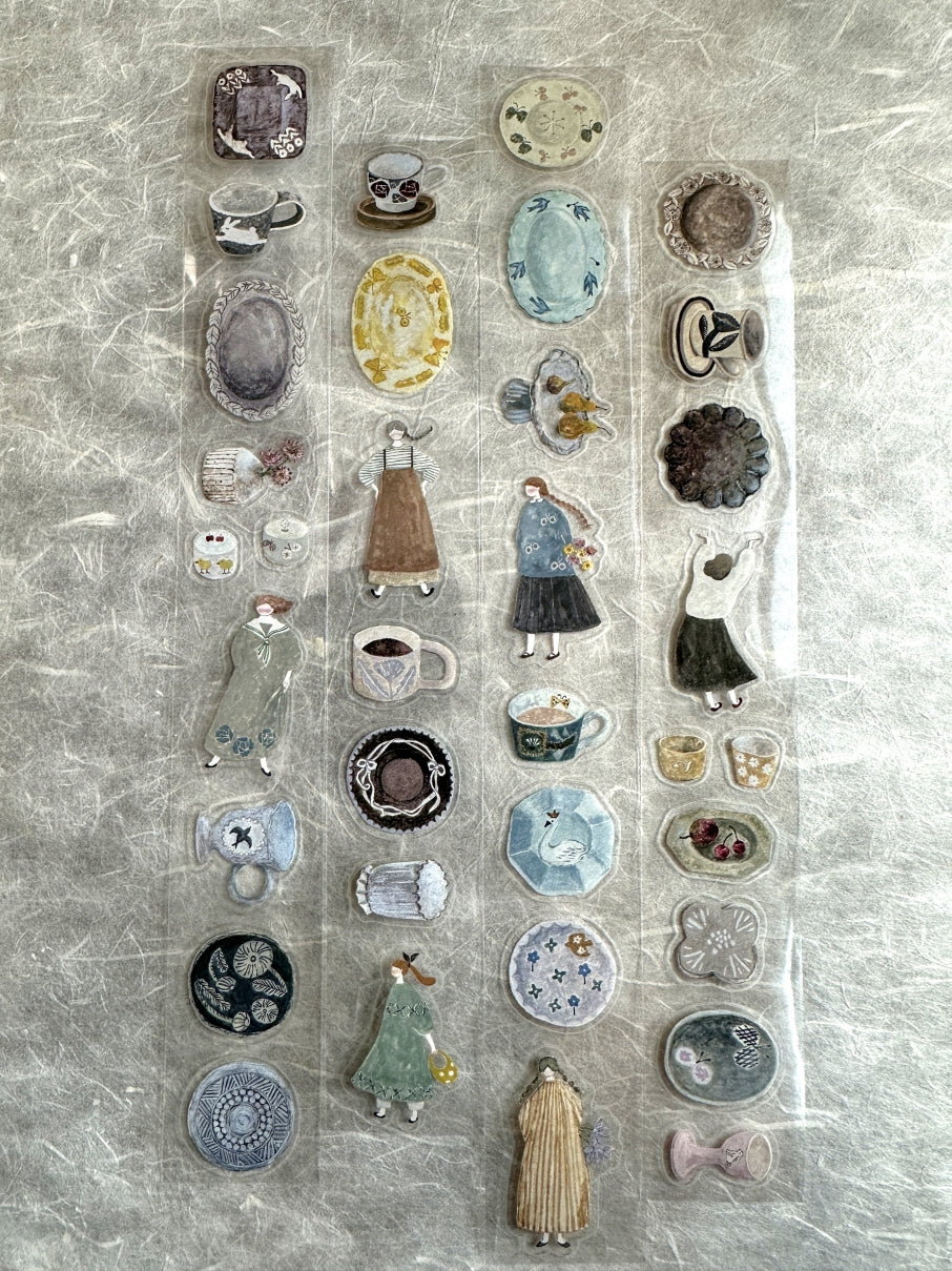 Pion - Pottery kiss-cut PET tape SAMPLES