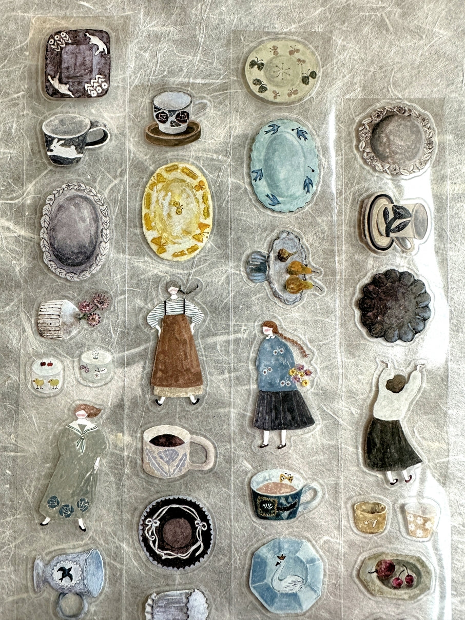 Pion - Pottery kiss-cut PET tape SAMPLES