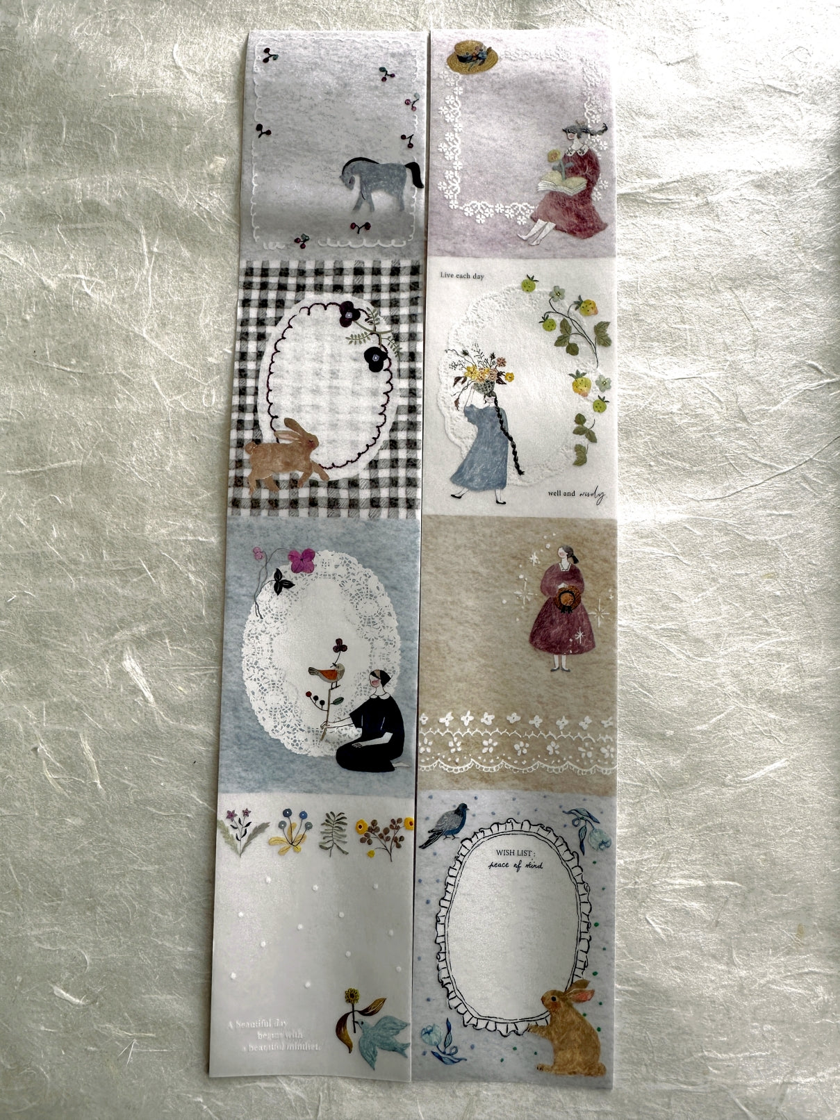 Pion - Of the Forest tracing paper tape SAMPLES