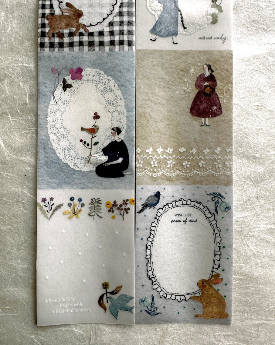 Pion - Of the Forest tracing paper tape SAMPLES