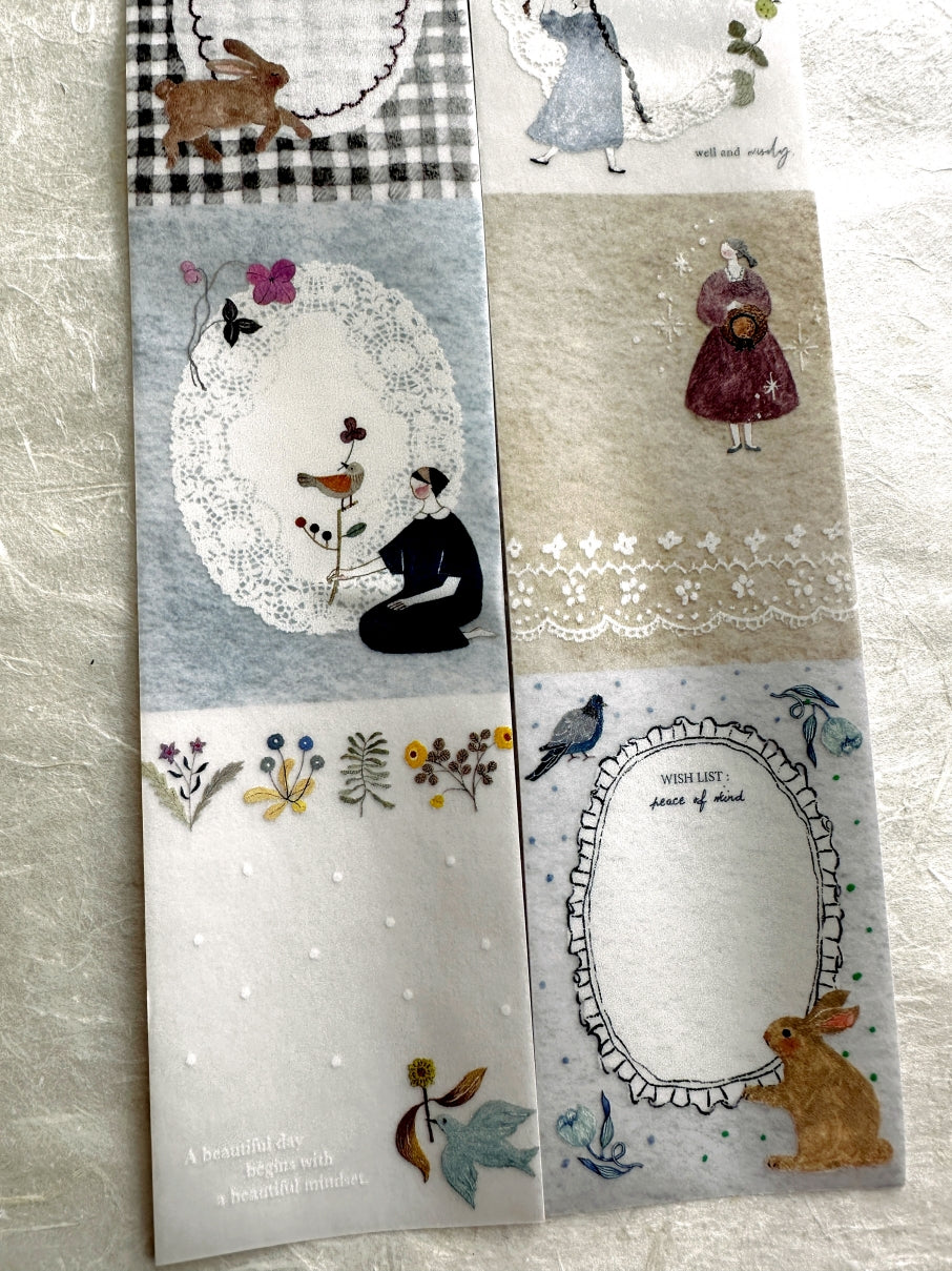 Pion - Of the Forest tracing paper tape SAMPLES