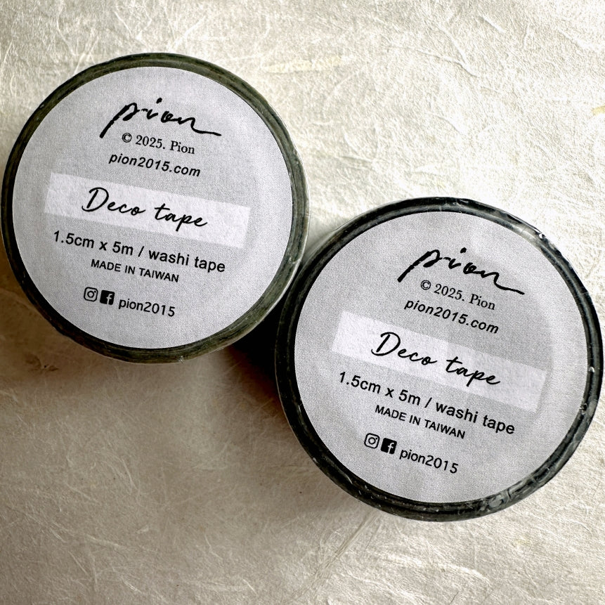 Pion - Green washi tape SAMPLES
