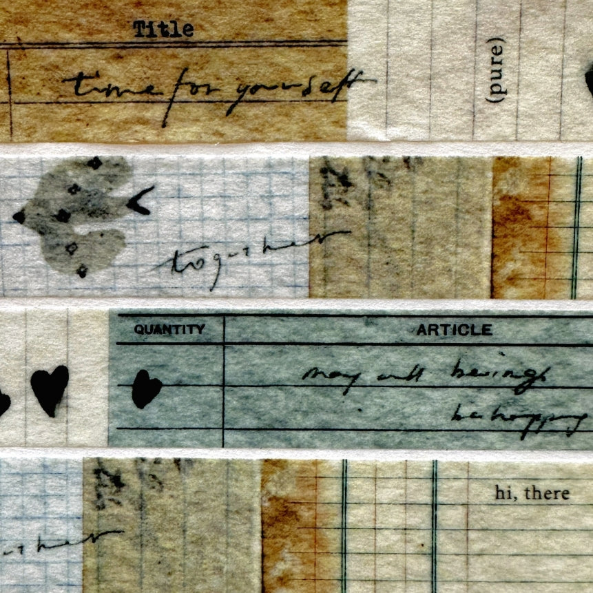 Pion - Green washi tape SAMPLES