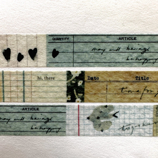 Pion - Green washi tape SAMPLES