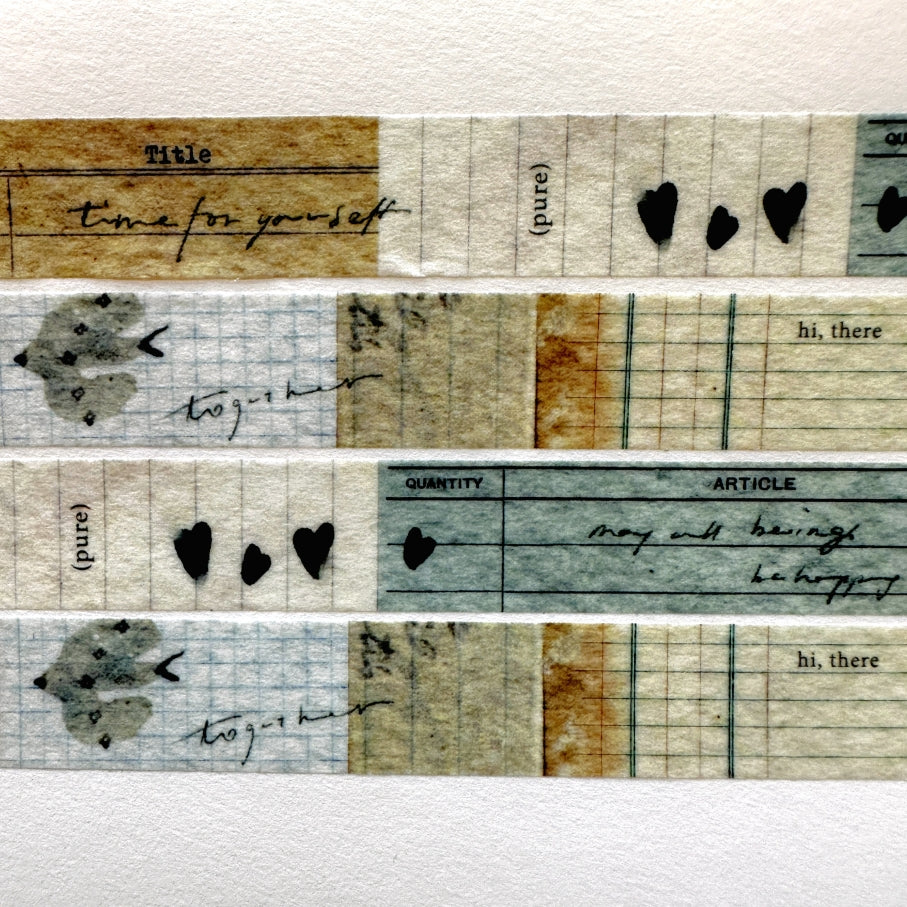 Pion - Green washi tape SAMPLES