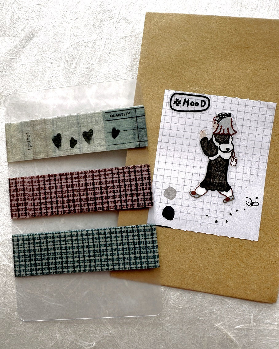 Pion - Green washi tape SAMPLES