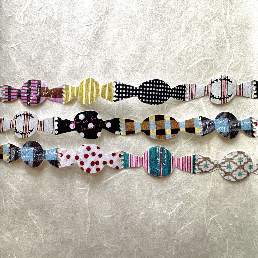 Pion - Candy die-cut shaped paper tape SAMPLES