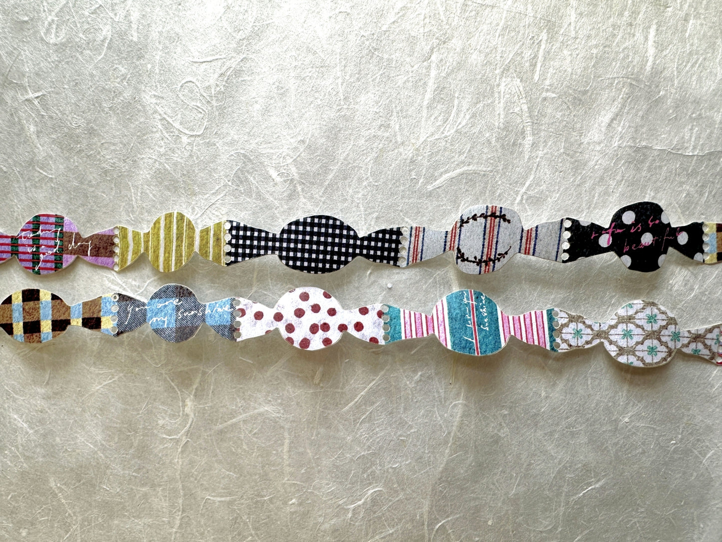 Pion - Candy die-cut shaped paper tape SAMPLES