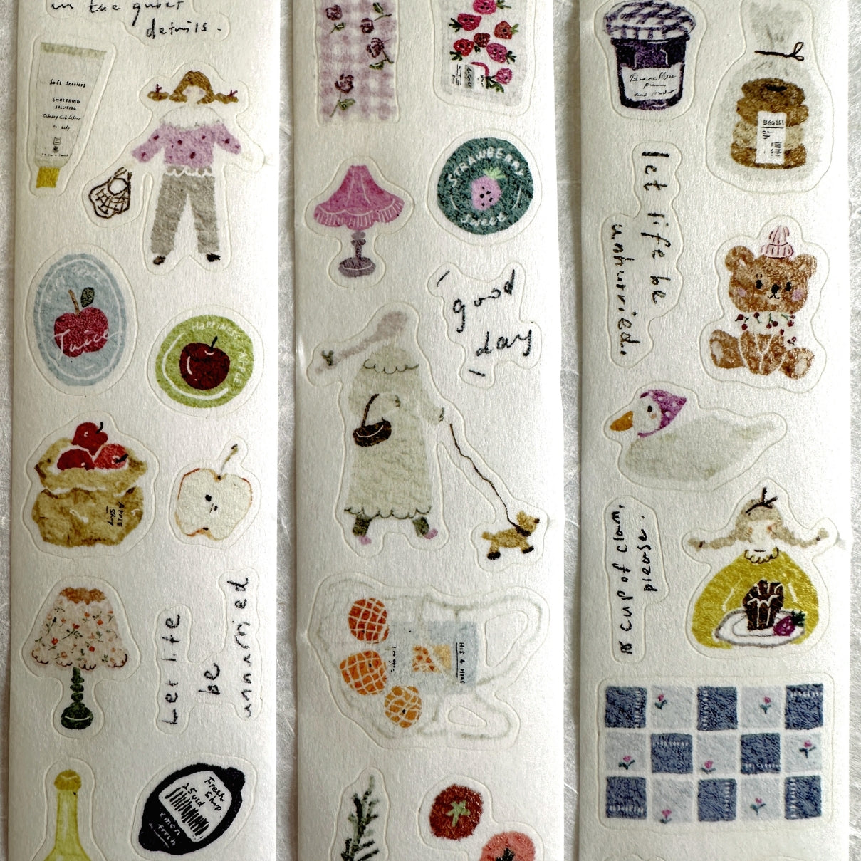 Pion - Fruit kiss-cut washi tape SAMPLES