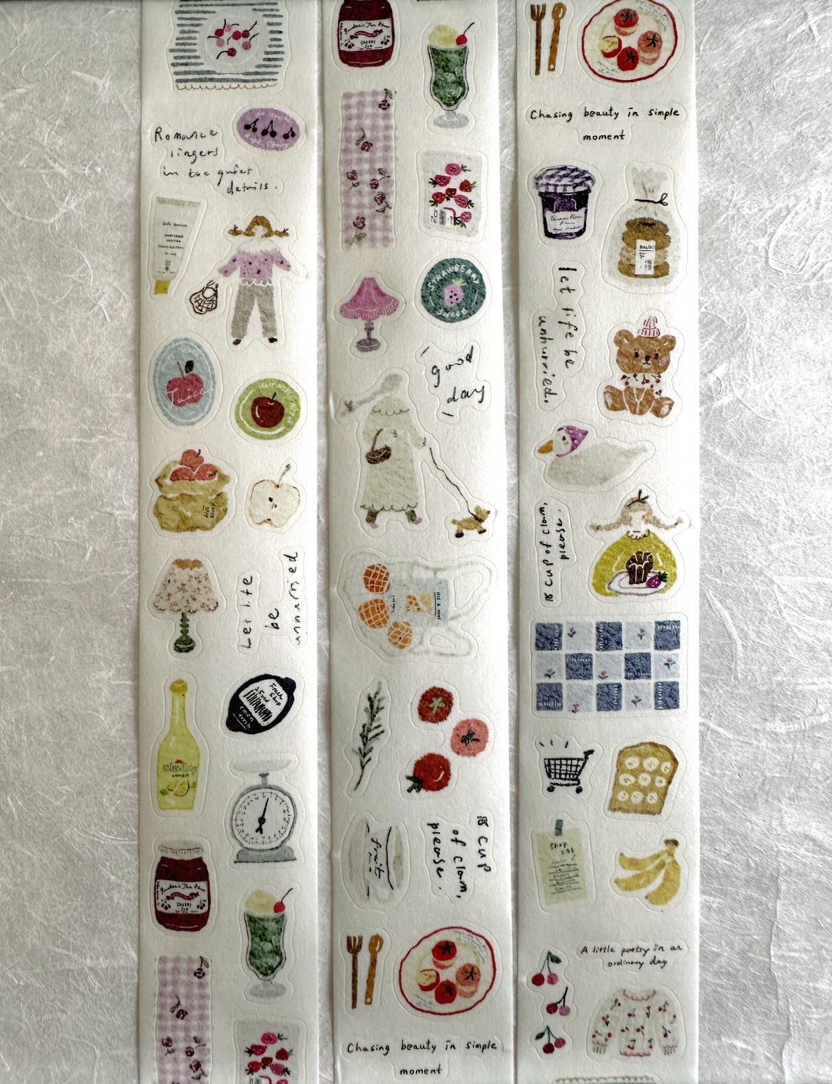 Pion - Fruit kiss-cut washi tape SAMPLES