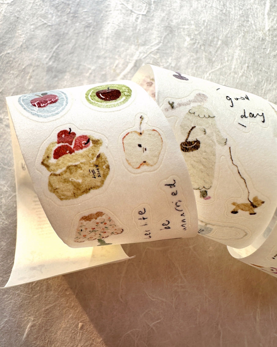 Pion - Fruit kiss-cut washi tape SAMPLES