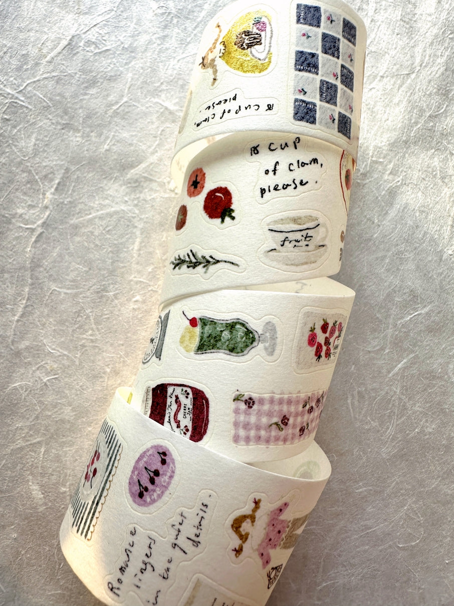Pion - Fruit kiss-cut washi tape SAMPLES