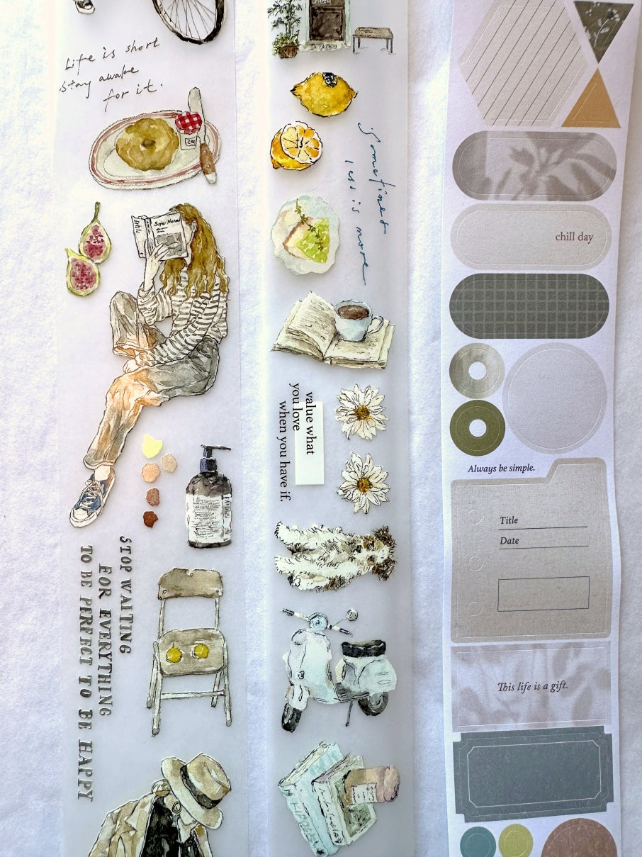 Pion - Sticky Note kiss-cut paper tape SAMPLES