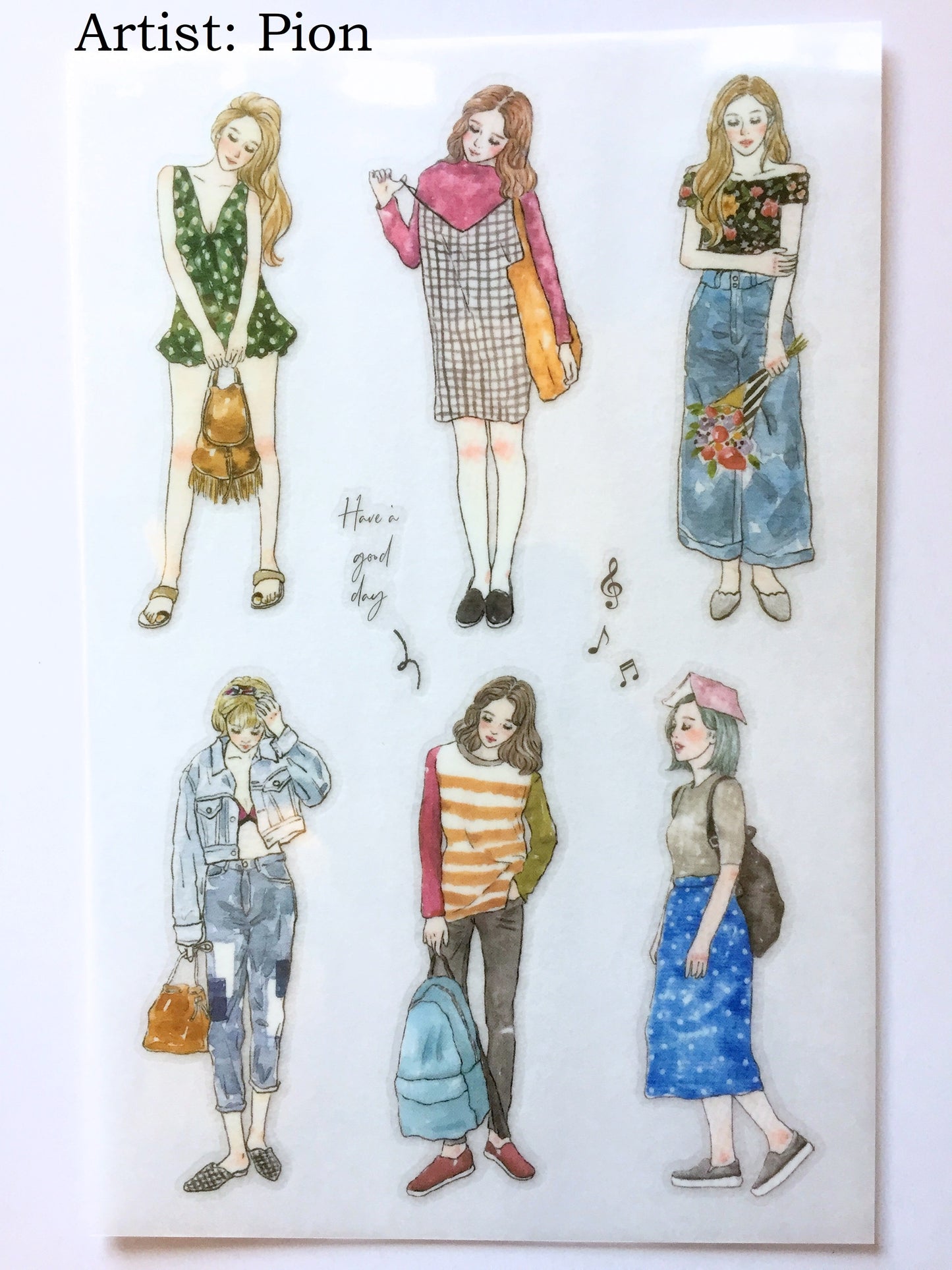 Many transfer stickers from Taiwan & Japan [Half-Packs]