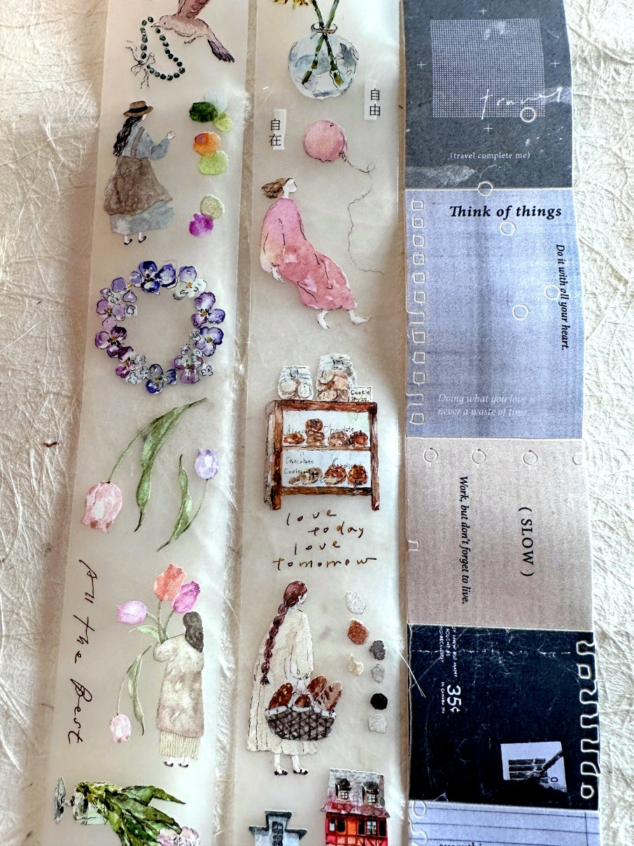 Pion - Paper kiss-cut paper tape SAMPLES