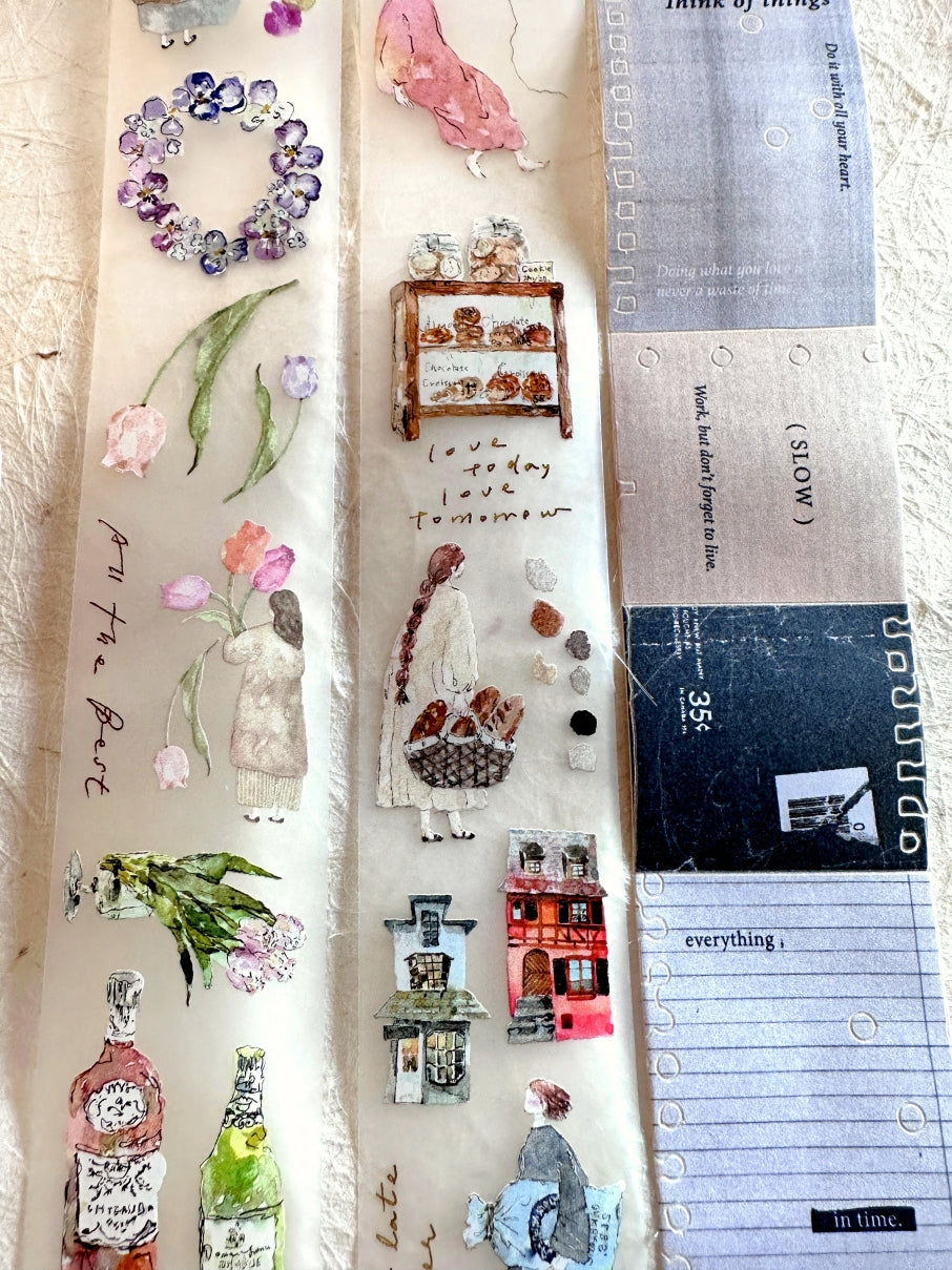 Pion - Paper kiss-cut paper tape SAMPLES