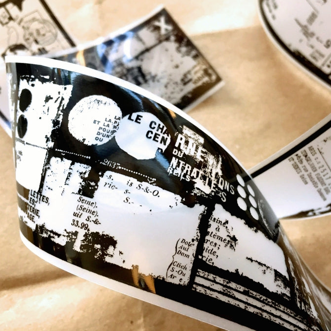 Plusminus - FilmNoir04 Black PET tape SAMPLES