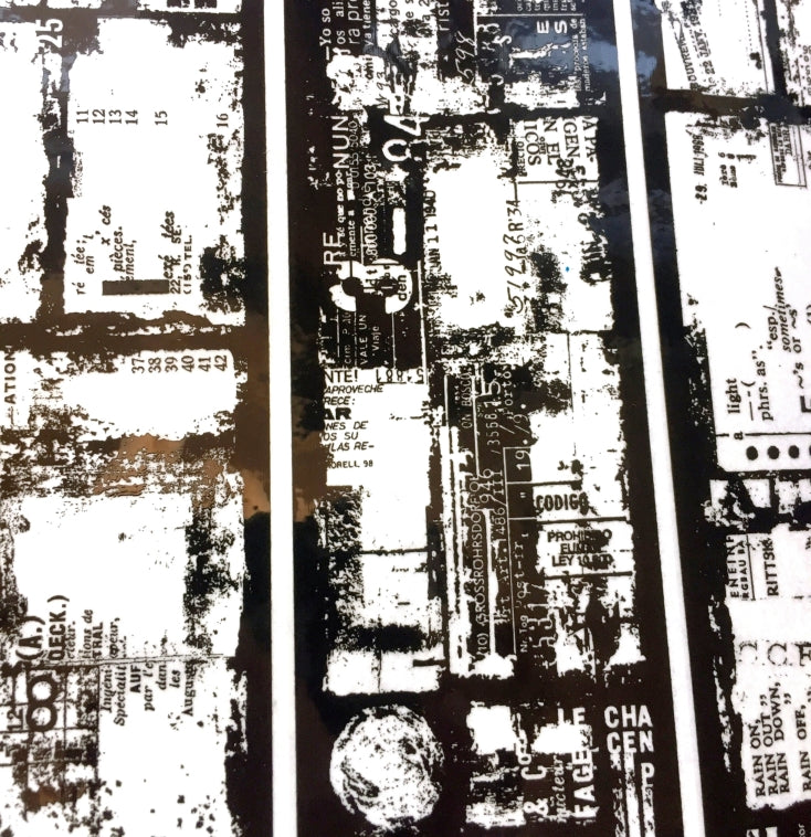 Plusminus - FilmNoir04 (black/white) PET tape SAMPLES