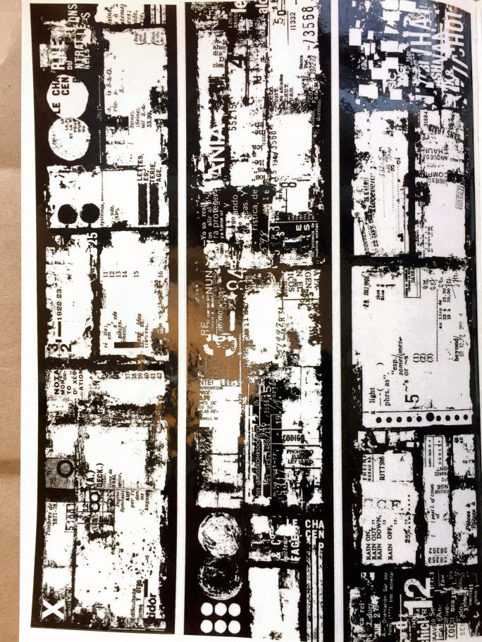 Plusminus - FilmNoir04 (black/white) PET tape SAMPLES