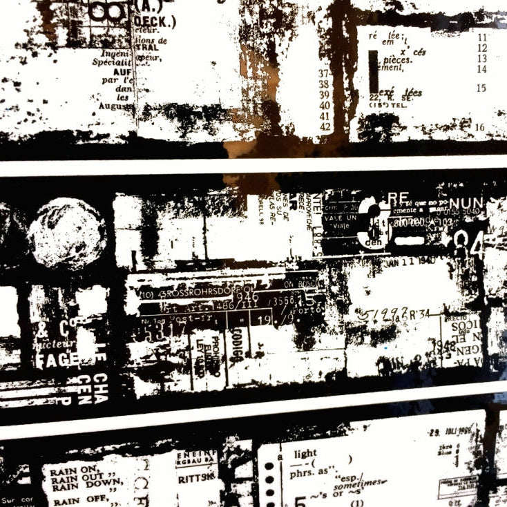 Plusminus - FilmNoir04 (black/white) PET tape SAMPLES