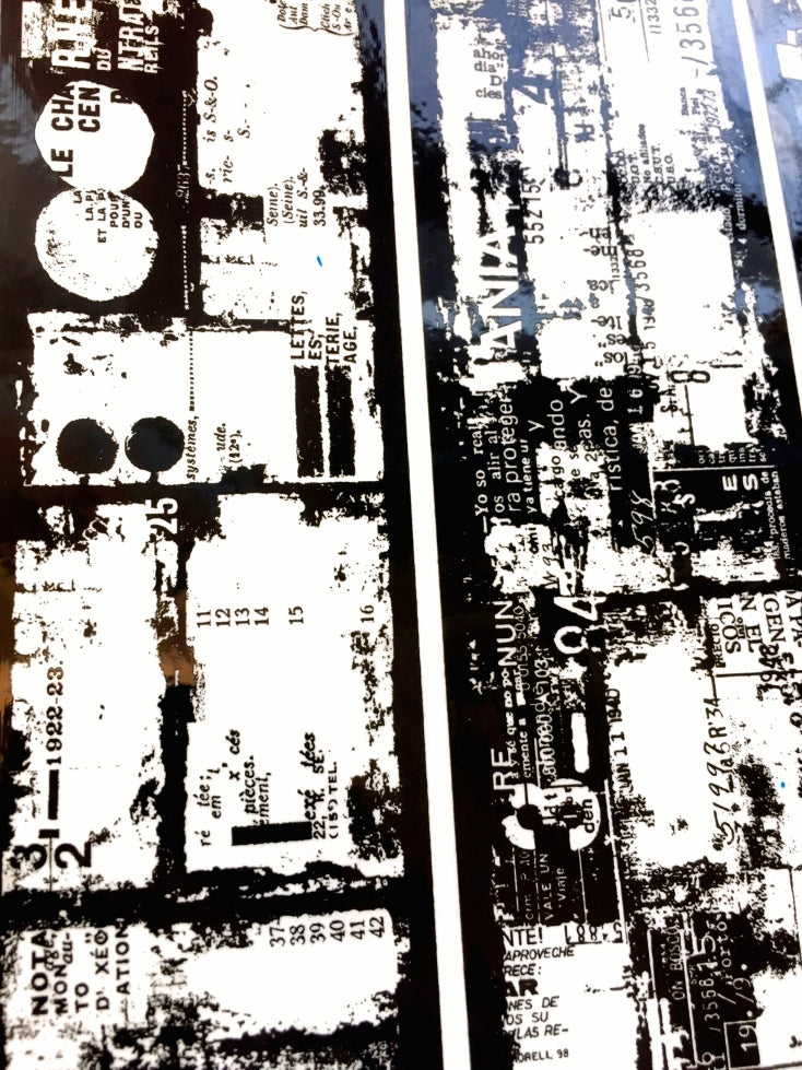 Plusminus - FilmNoir04 (black/white) PET tape SAMPLES
