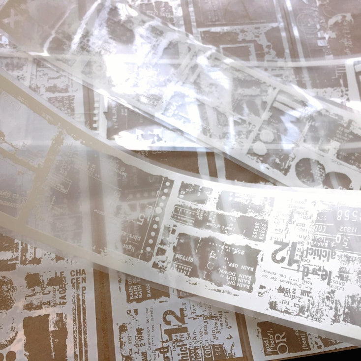 Plusminus - FilmNoir04 (black/white) PET tape SAMPLES
