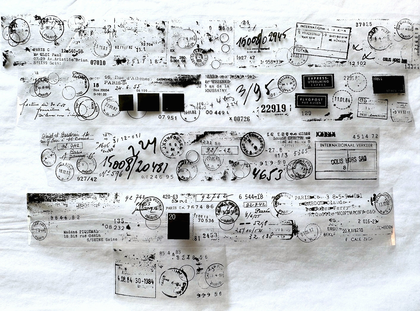 Plusminus - to be continued PET tape SAMPLES