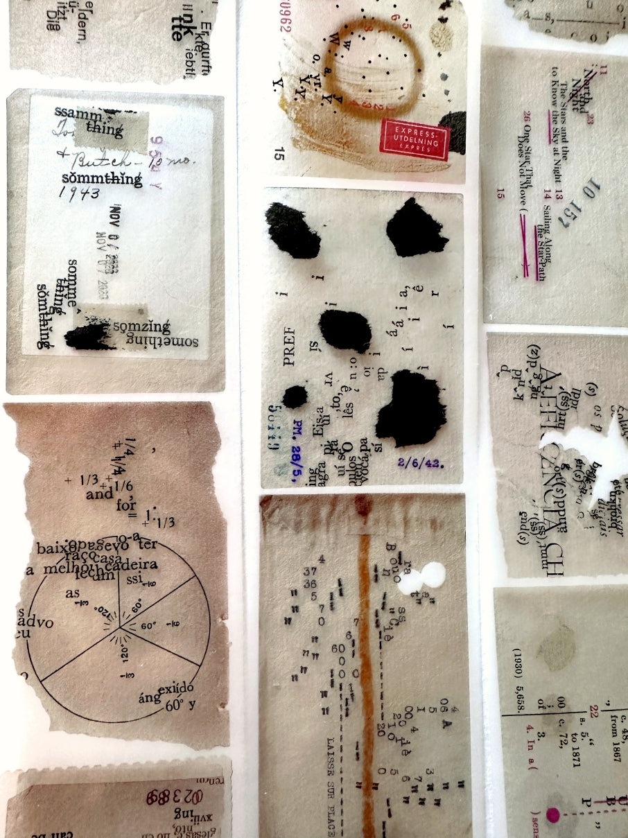 Plusminus - wor*ds PET tape (5 cm x 200 cm) SAMPLES