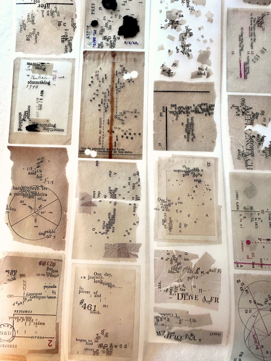 Plusminus - wor*ds PET tape (5 cm x 200 cm) SAMPLES