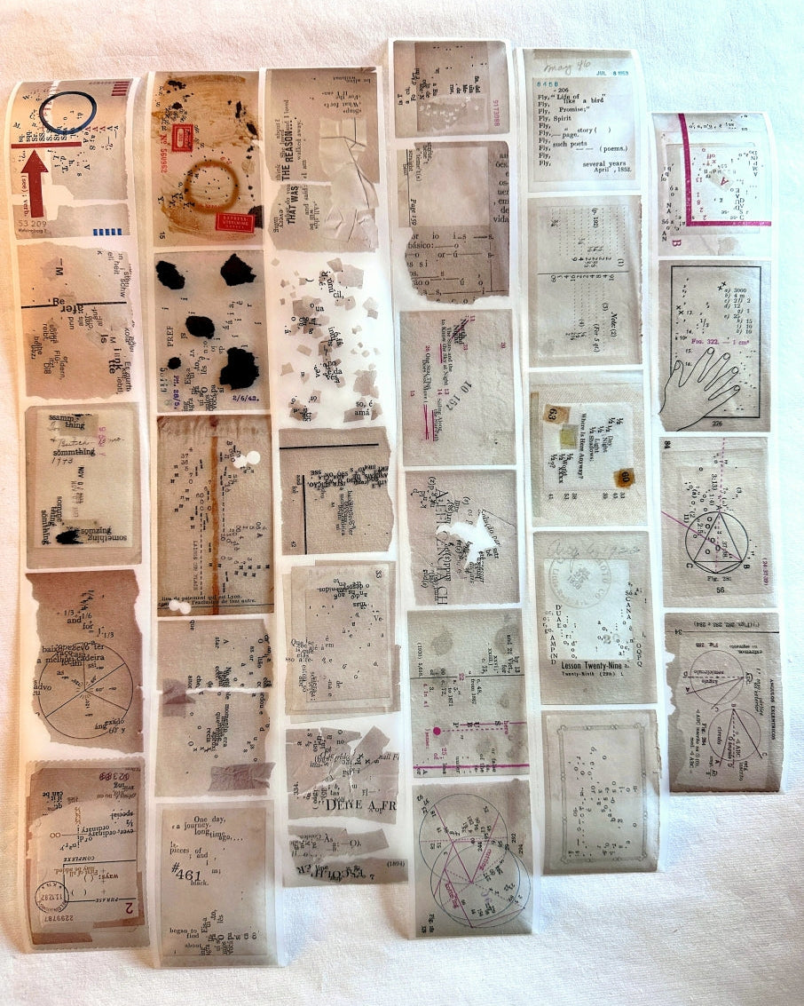 Plusminus - wor*ds PET tape (5 cm x 200 cm) SAMPLES