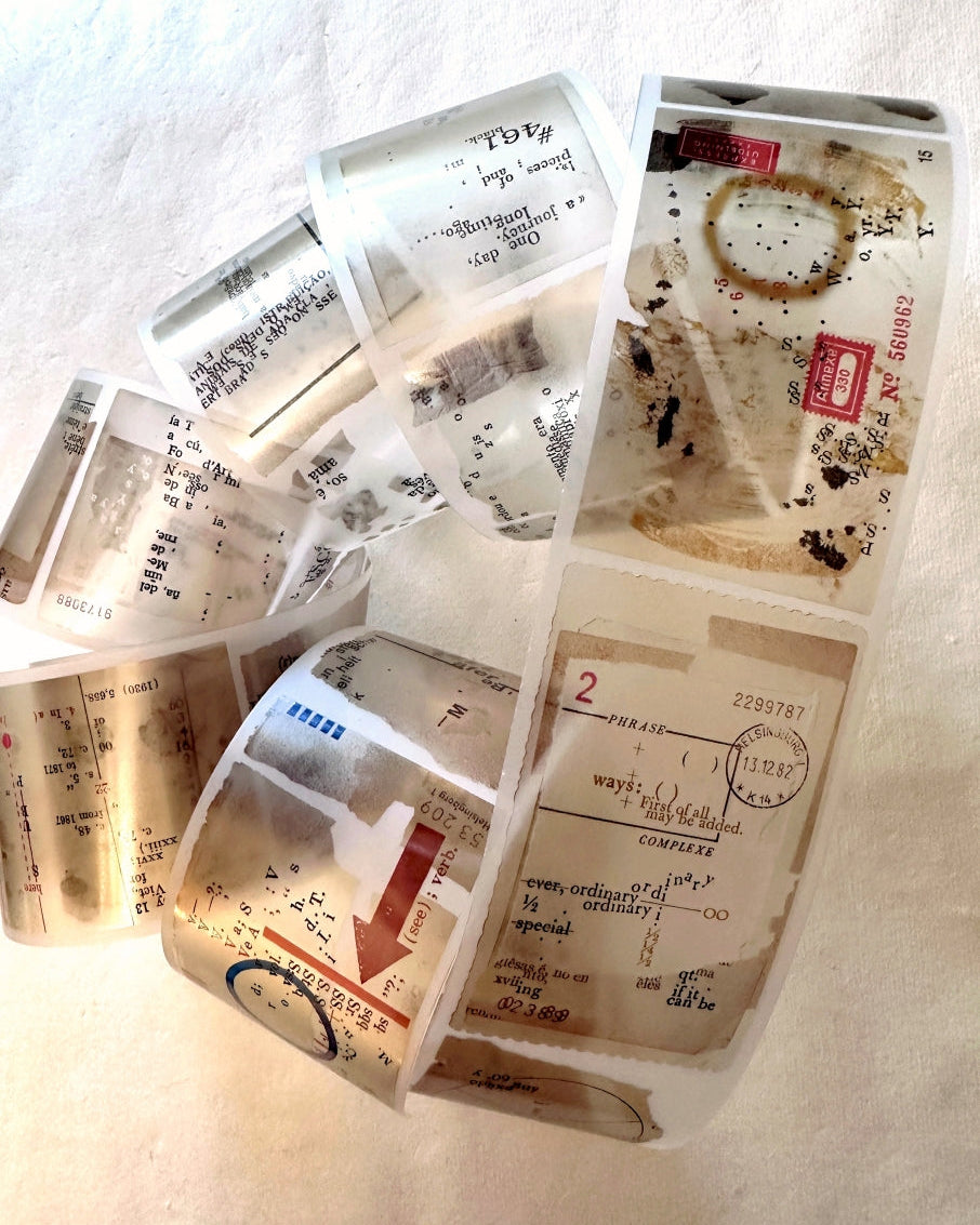 Plusminus - wor*ds PET tape (5 cm x 200 cm) SAMPLES